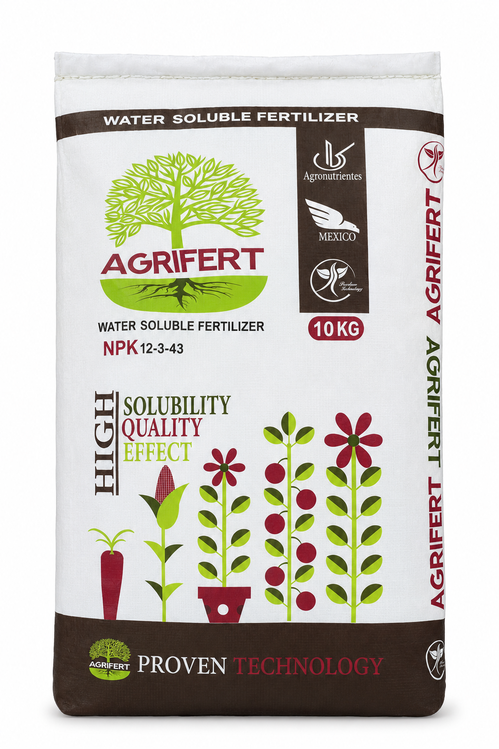 Agrifert 12-3-43 کود TE + 12-3-43 - Image 1